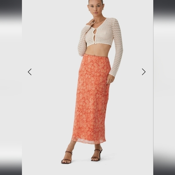 Finders Keepers long maxi Sskirt size 8 new - Picture 1 of 9
